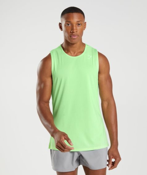 Men's Gymshark Arrival Tanks Mint | NZ 6CFWBU